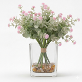 Éter | Arreglo Floral Artificial de Nube Rosa