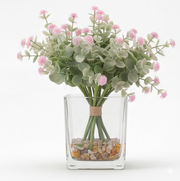 Éter | Arreglo Floral Artificial de Nube Rosa - Vista 1