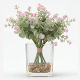 Éter | Arreglo Floral Artificial de Nube Rosa