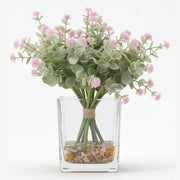 Éter | Arreglo Floral Artificial de Nube Rosa - Vista 3