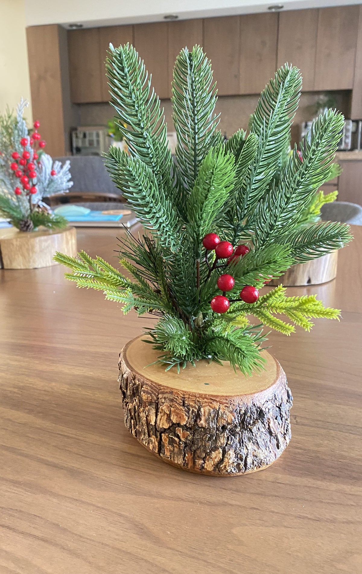 Centro de mesa navideño Mod. Roncón mágico chic