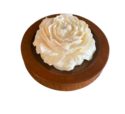 Colección Peonía: Vela XL de Aroma Decorativo Intenso