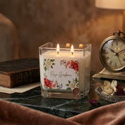 Vela aromática Rosa gardenia floral 400 gramos - Vista 2