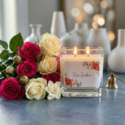 Vela aromática Rosa gardenia floral 400 gramos - Vista 6