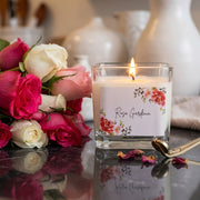 Vela aromática Rosa gardenia floral 400 gramos - Vista 8