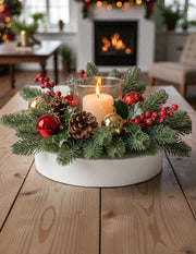 Centro de mesa navideño  Modelo Refugio navideño - Vista 3