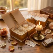 Velas aromáticas rosas frescas - Vista 4