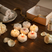 Velas aromáticas rosas frescas - Vista 7