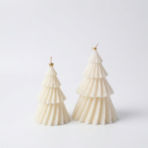 Velas pino navideño 2 pzas.
