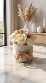 Colección Florilegio: Souvenir set de 5 pzas. Floral en Velas Decorativas