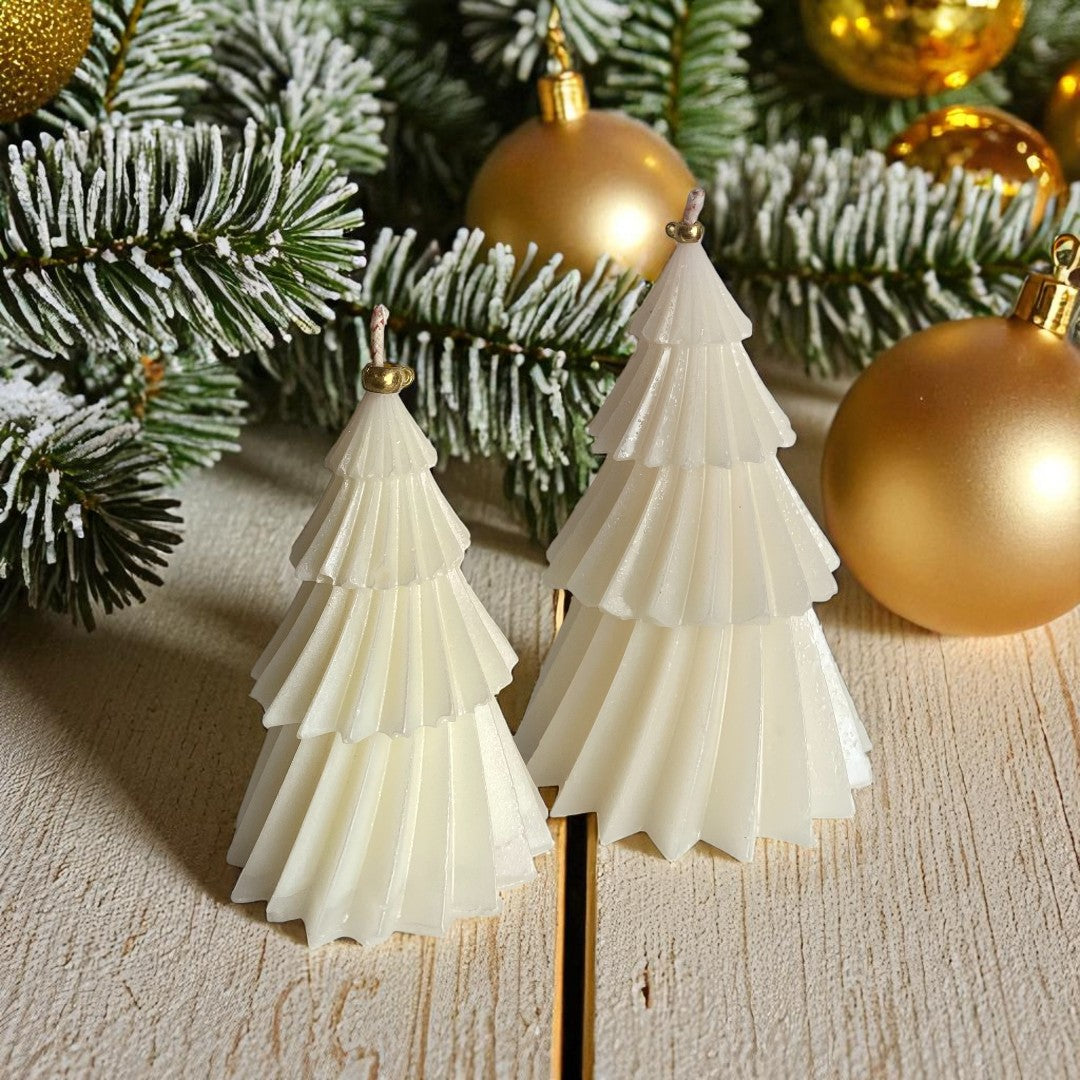 Vela pino navideño