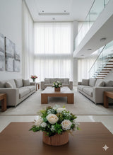 Centro de mesa Rosas blancas