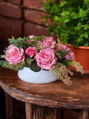 Colección Pinky: Arreglo Floral de Centro de Mesa Elegante - Vista 3