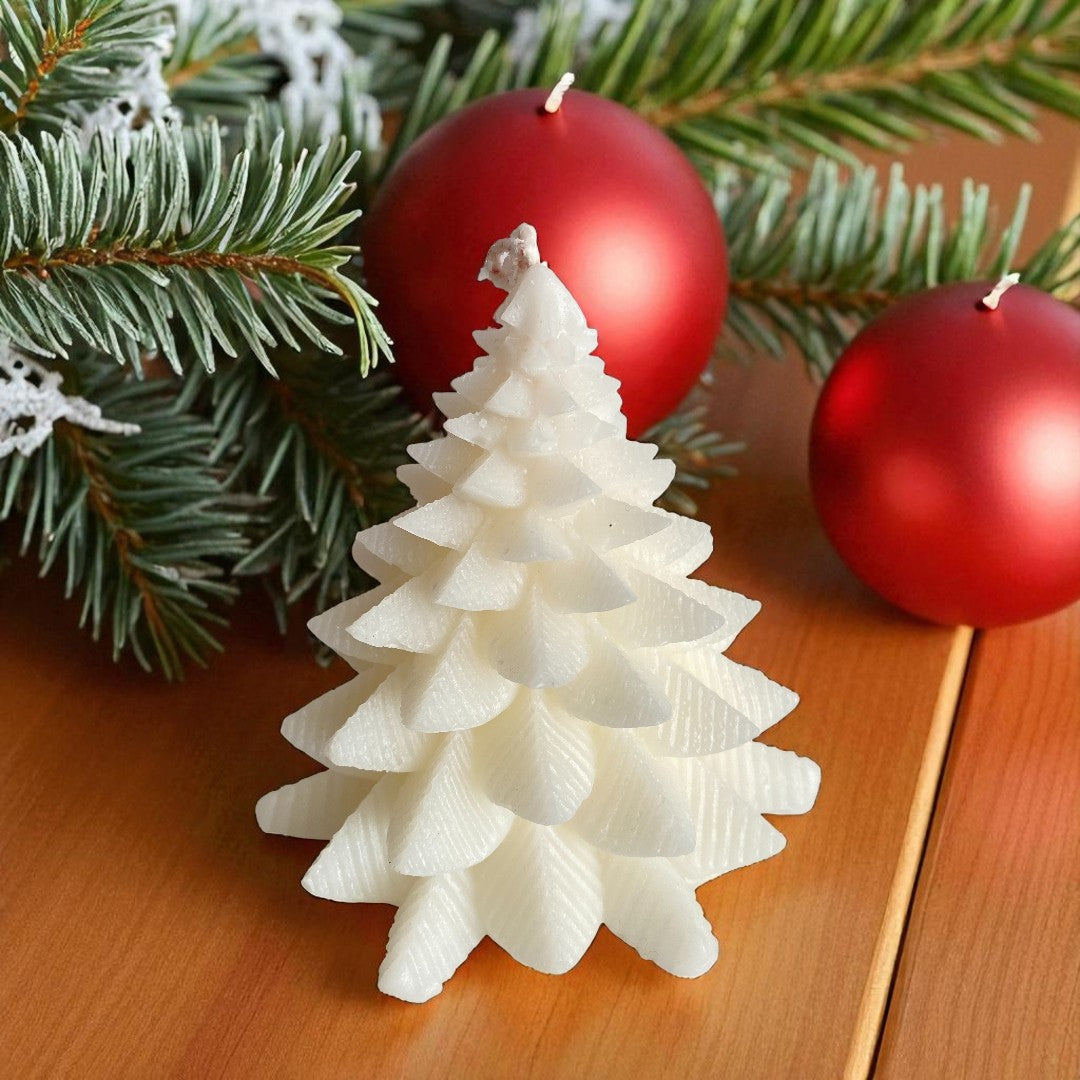 Vela pino navideño