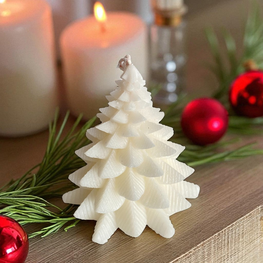 Vela pino navideño