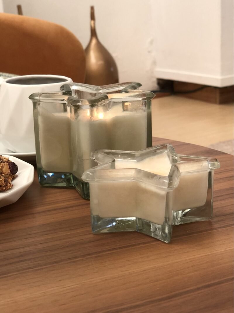 Armonizatuhogar.com - Vela &Quot;Estrella Brillante&Quot;: 2 Pzas. Aromas De Fiesta Con Estilo - Armoniza Tu Hogar