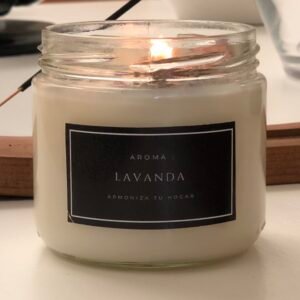Vela de Soya Relaxante 'Tranquilidad': Aromas Envolventes para una Relajación Total