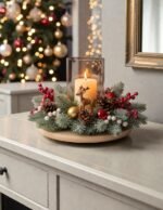 Arreglo Floral Navideño Rodolfo: Centro de Mesa Festivo para Decorar en Navidad - Image 5