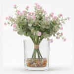 Arreglo Floral Artificial Nube Rosa | Centro de Mesa Elegante - Image 3